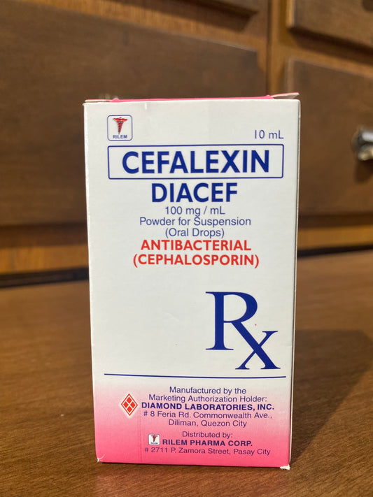 Cefalexin (DIACEF) 100mg/mL, 10mL Oral Drops