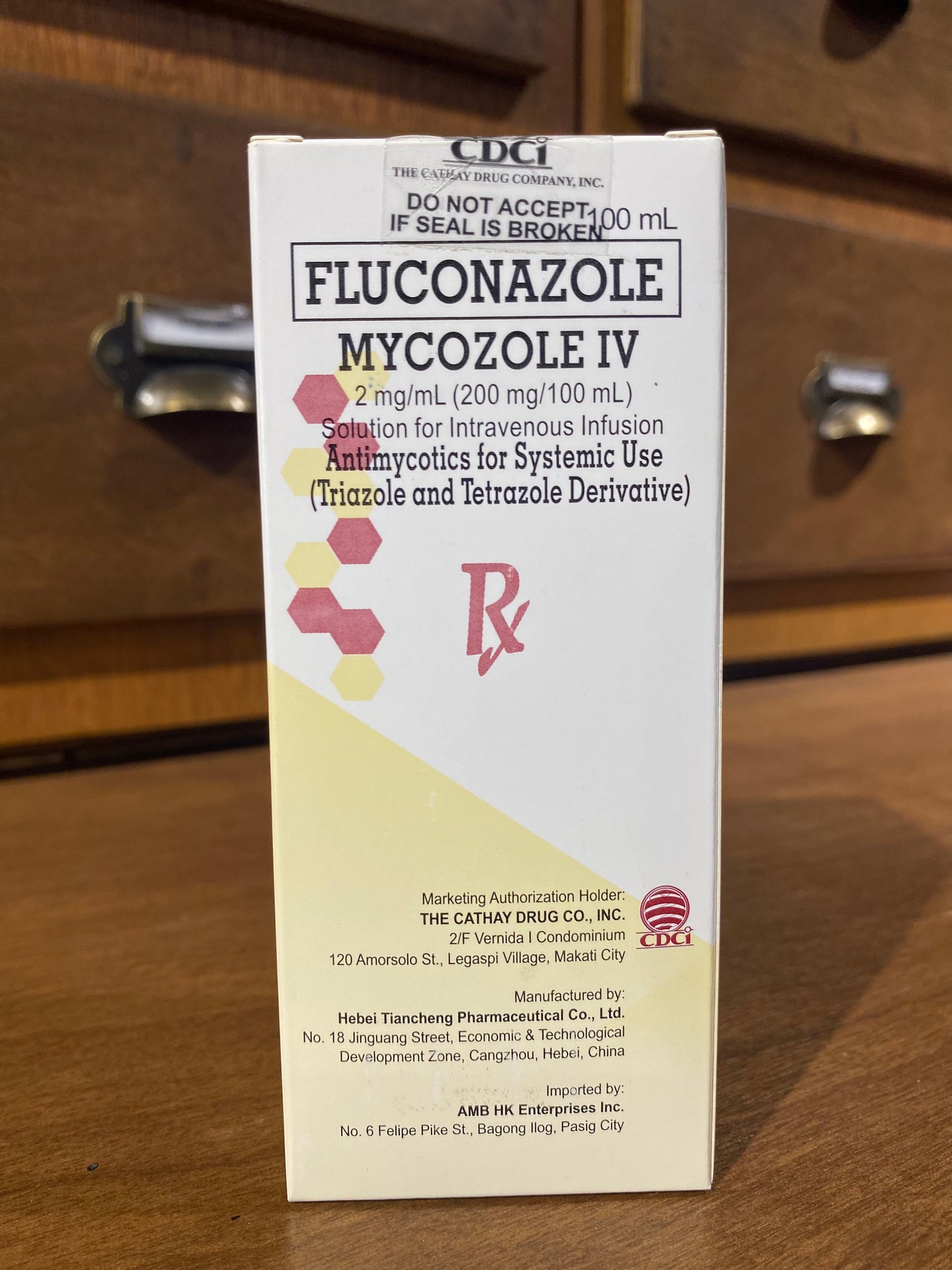 Fluconazole (MYCOZOLE) 2mg/mL, 100mL SOL IV INF BOT 1S