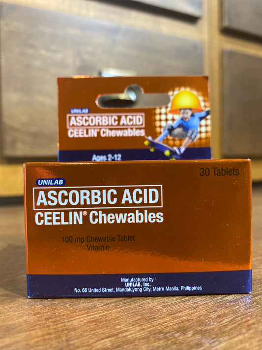Ascorbic Acid (Ceelin) 100mg Chewable Tablet