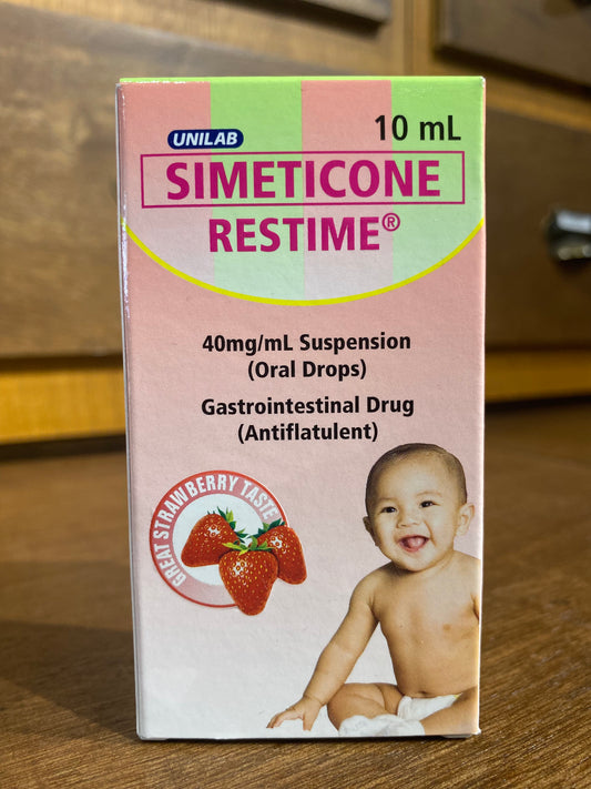 Simethicone Drops 40mg/ mL, 10mL Suspension (Restime)