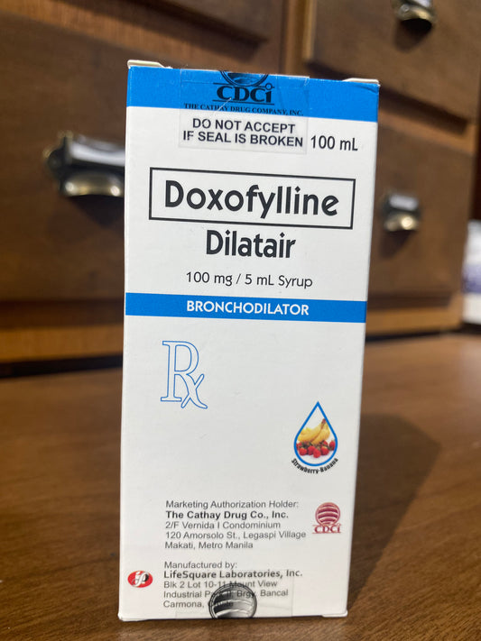 Doxofylline (DILATAIR) 100mg/ 5mL 100mL Syrup