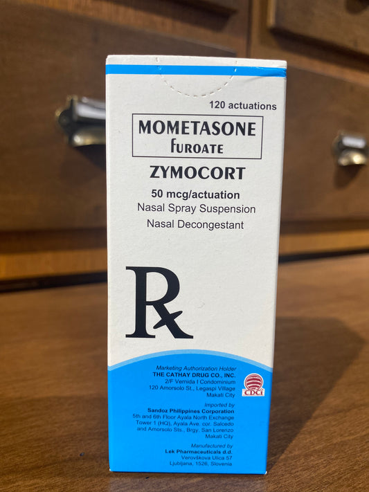 Mometasone Furoate (ZYMOCORT) 50mcg 120 ACT Nasal Spray CAN