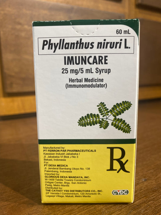 Phyllanthus Niruri L. (IMUNCARE) 25mg/5mL, 60mL Syrup