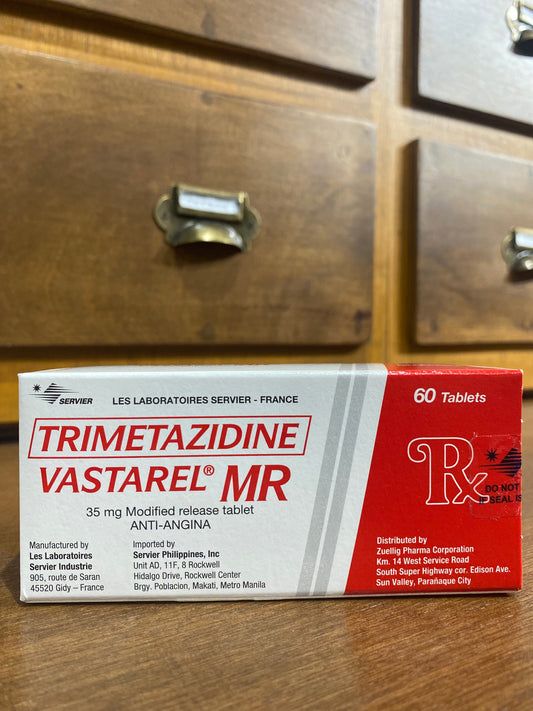 Trimetazidine (Vastarel MR) 35mg Modified Release Tablet