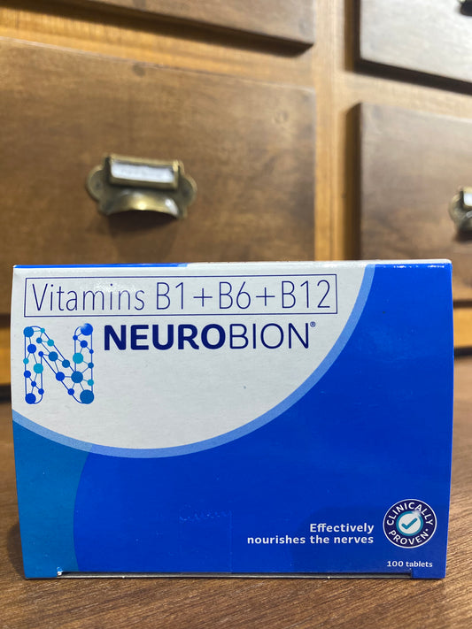 Vitamins B1 + B6 + B12 (Neurobion) 100mg/ 200mg/ 200mcg Tablet