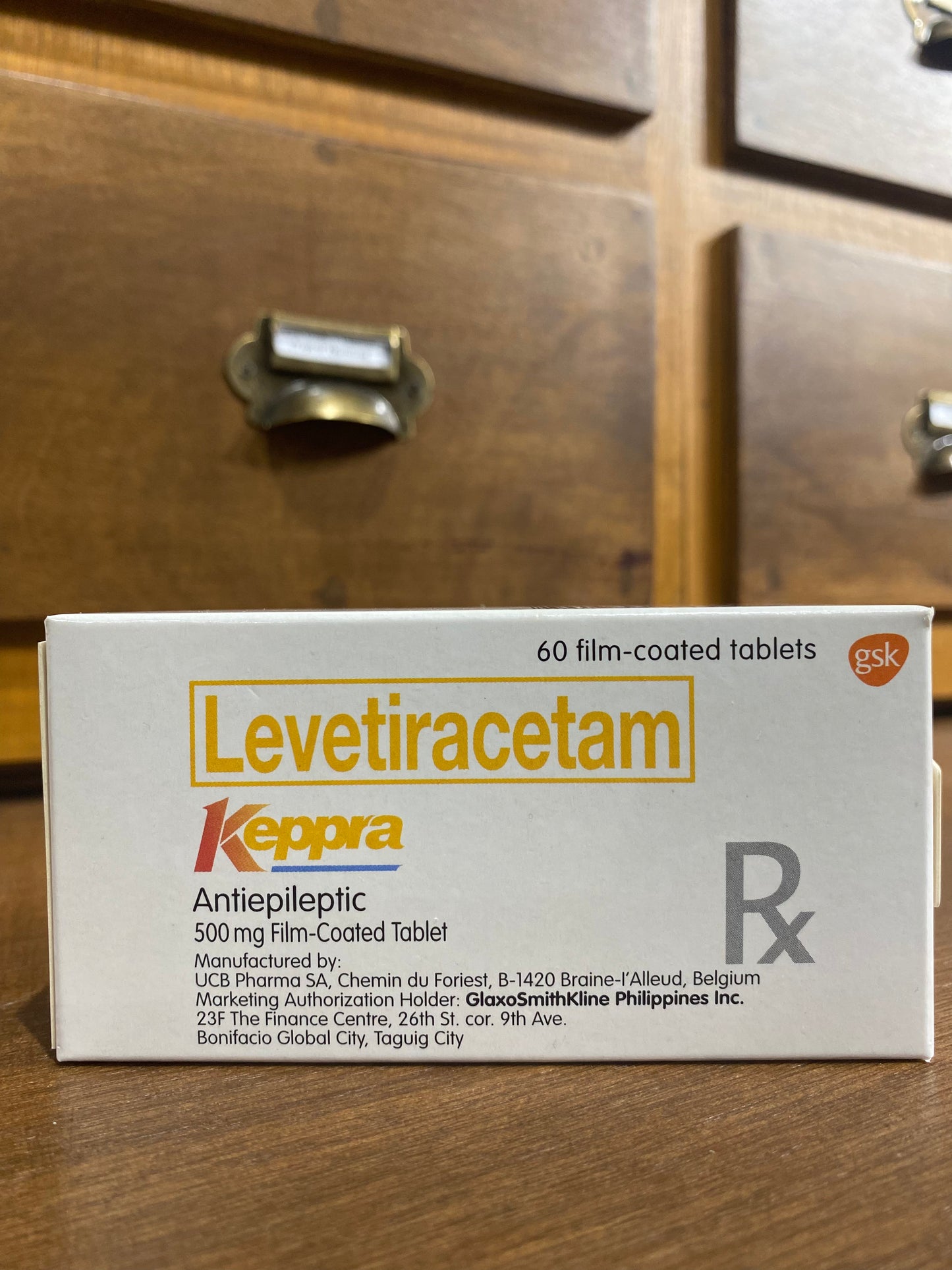 Levetiracetam (Keppra) 500mg Film-Coated Tablet