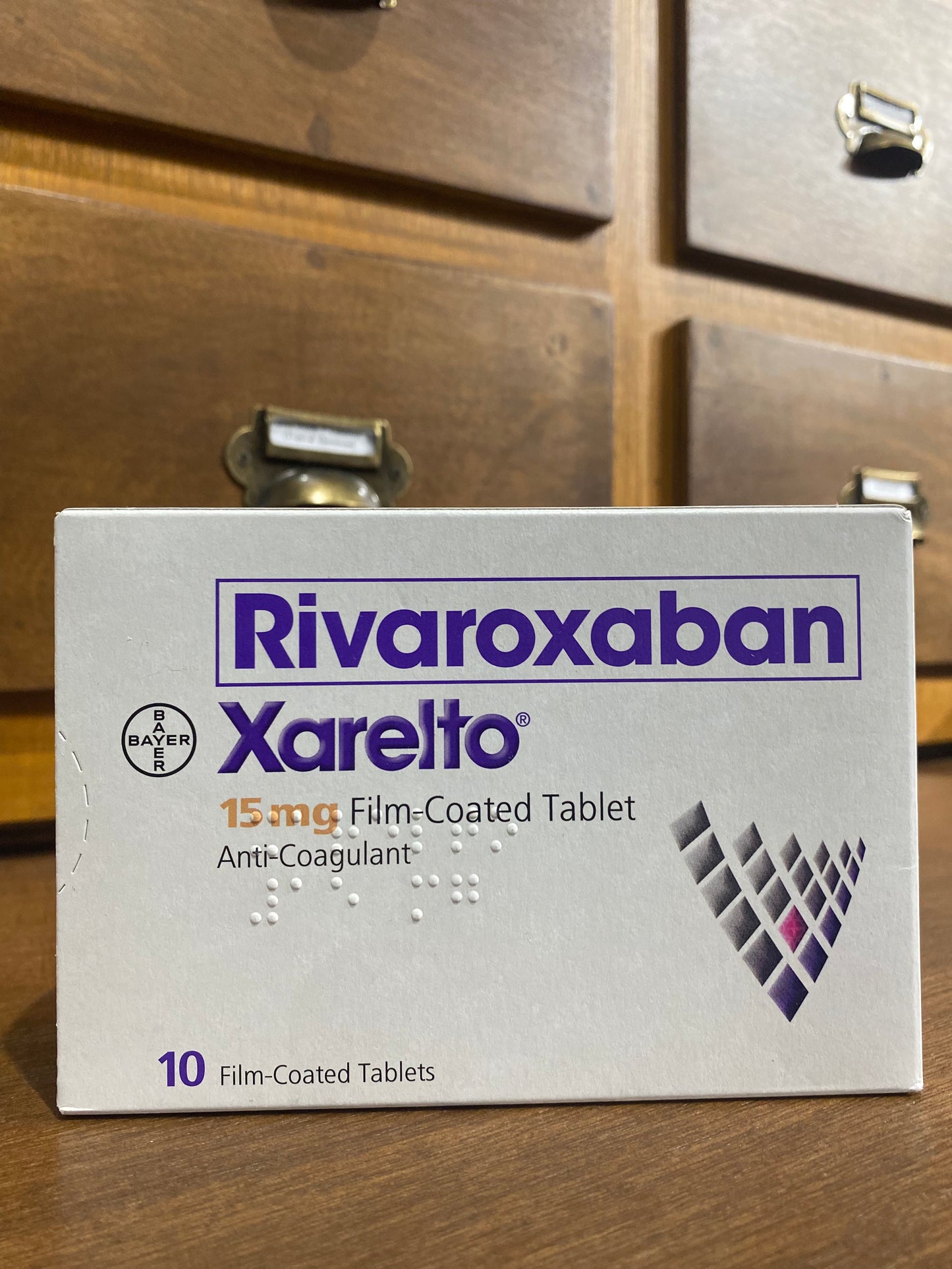 Rivaroxaban (Xarelto) 15mg Film-Coated Tablet