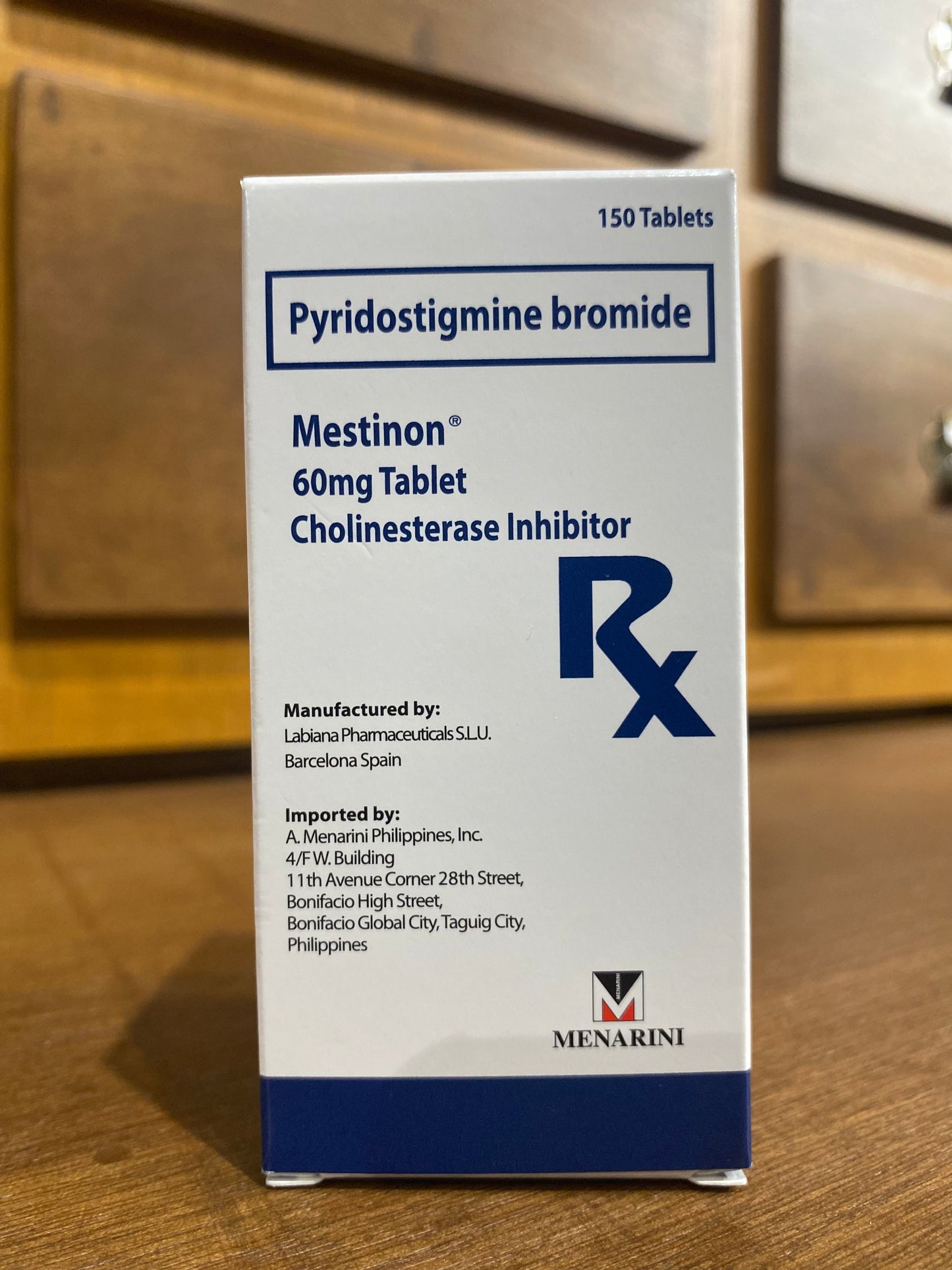 Pyridostigmine Bromide (Mestinon) 60mg Tablet