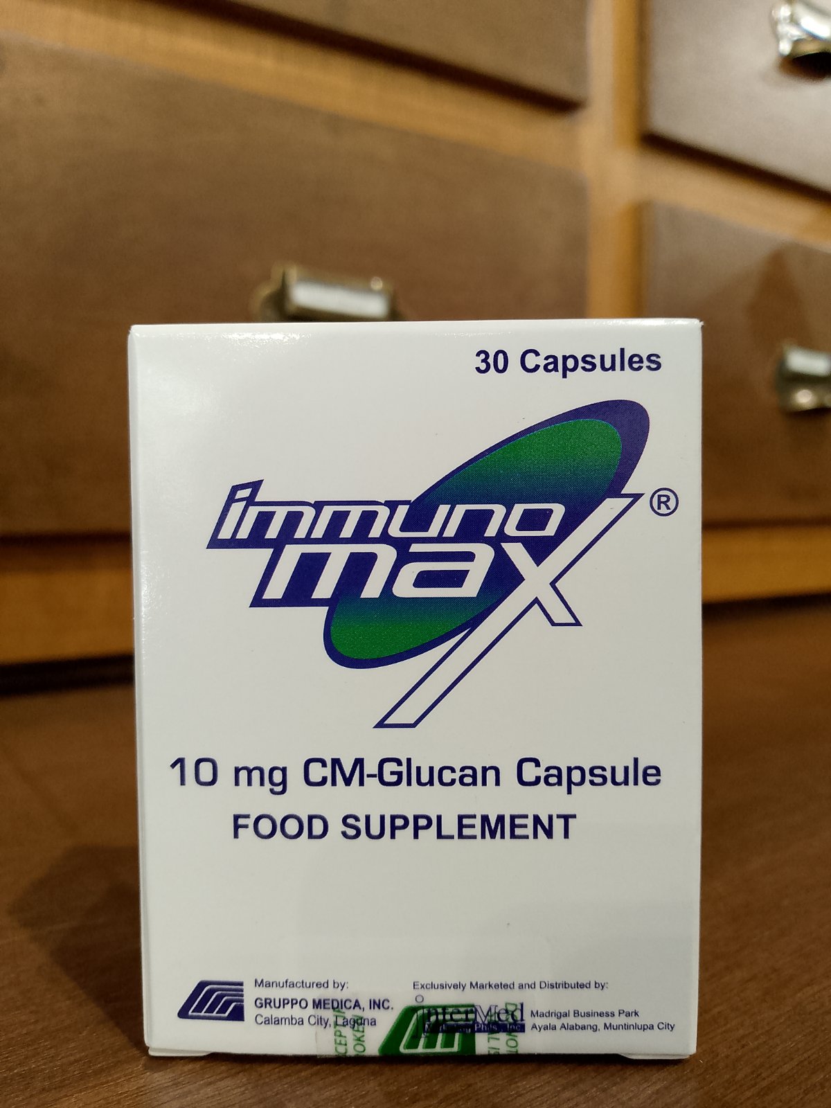 Sodium Carboxymethyl betaglucan (Immunomax) 10mg CM-Glucan Capsule