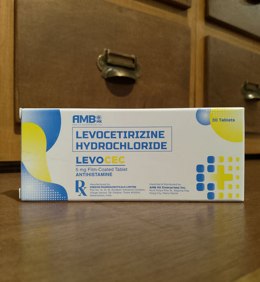 Levocetirizine HCl (Levocec) 5mg, Film-Coated Tablet