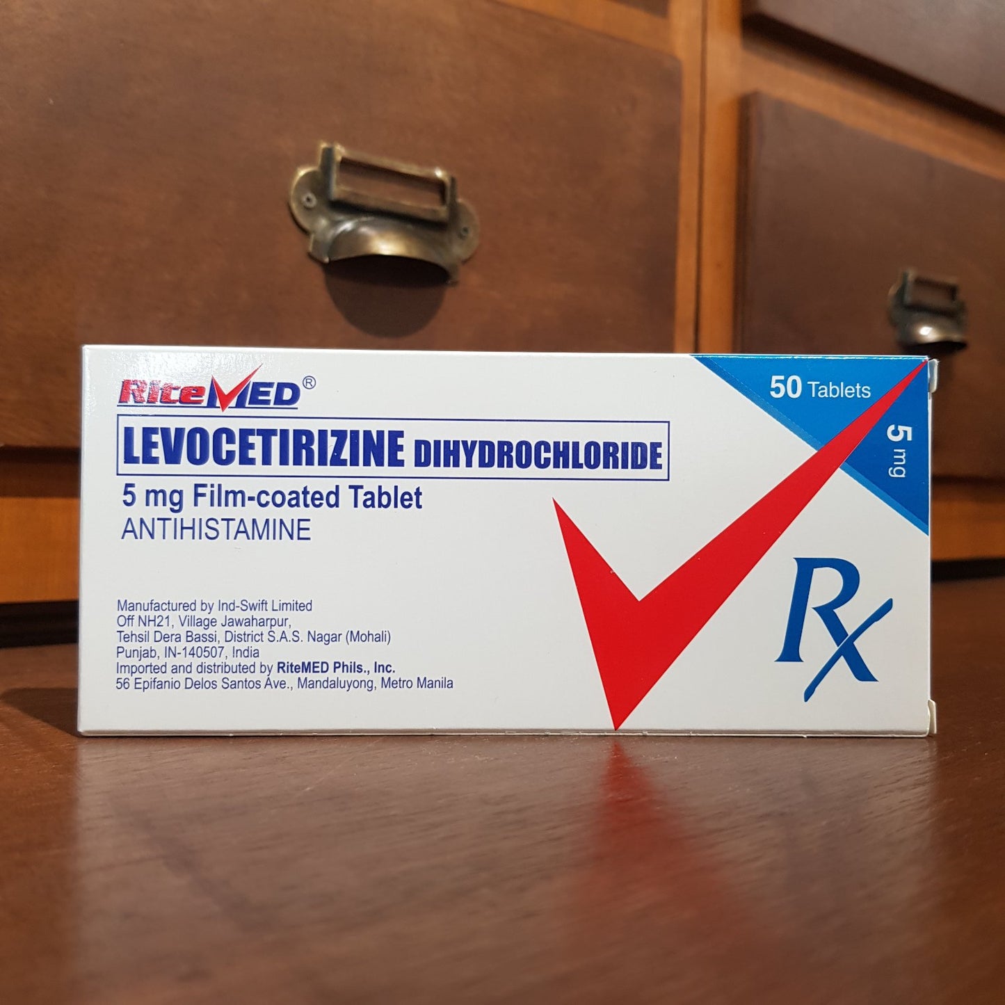 Levocetirizine Dihydrochloride (RiteMed) 5mg FC Tablet