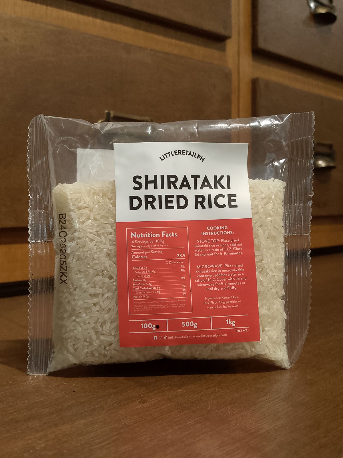Shirataki Dried Rice 100g – Meds for All