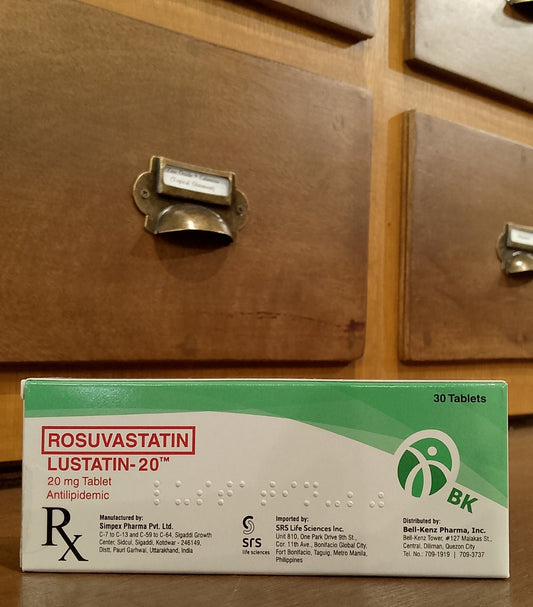 Rosuvastatin (Lustatin-20) 20mg Tablet