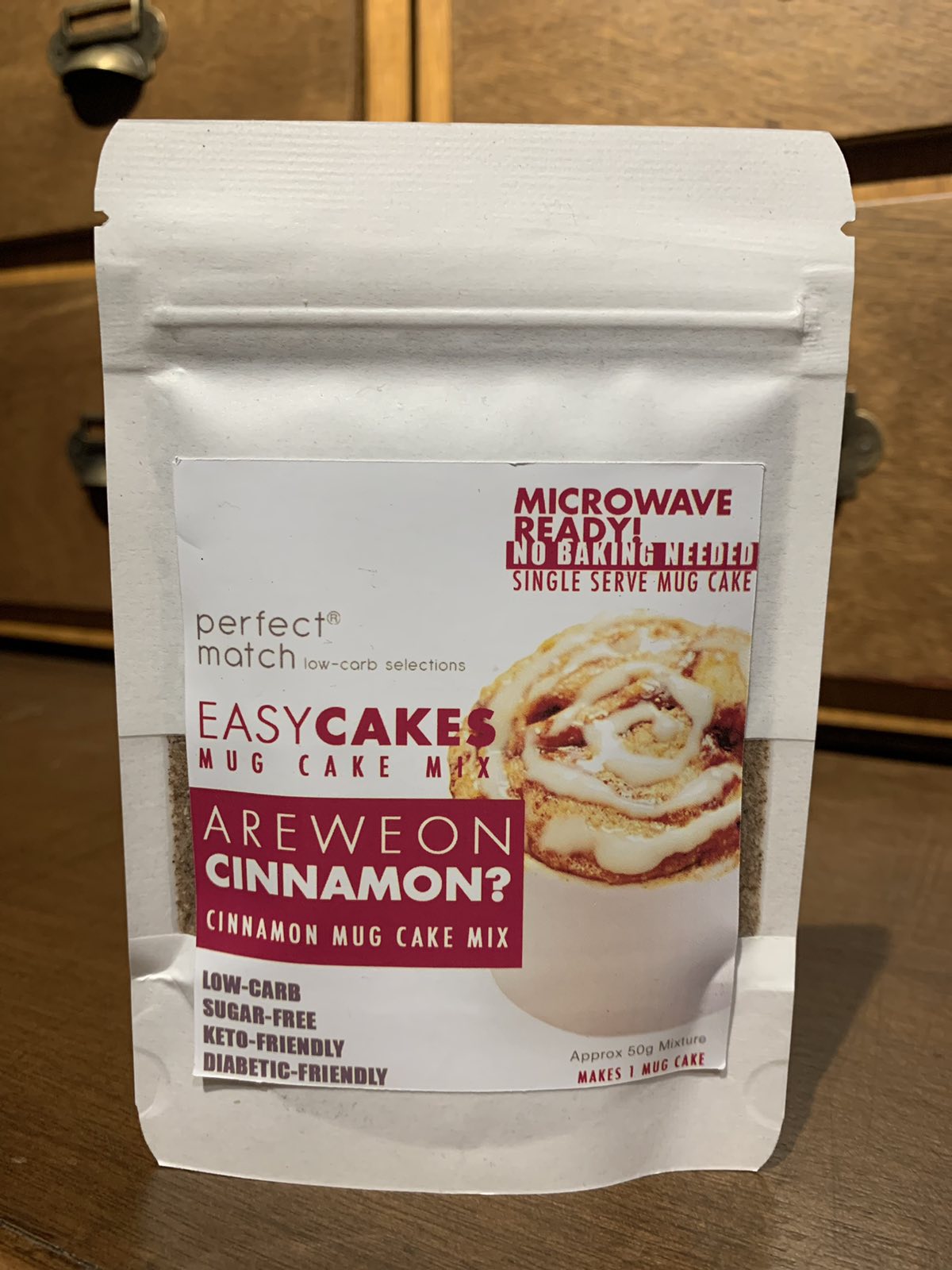 PFM AREWEONCINNAMON? MUG CAKE MIX