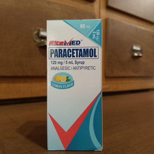 Paracetamol (RiteMed) 120mg/5mL Syrup, 60mL