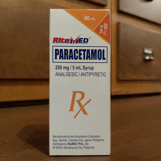 Paracetamol (RiteMed) 250mg/5mL Syrup 60mL