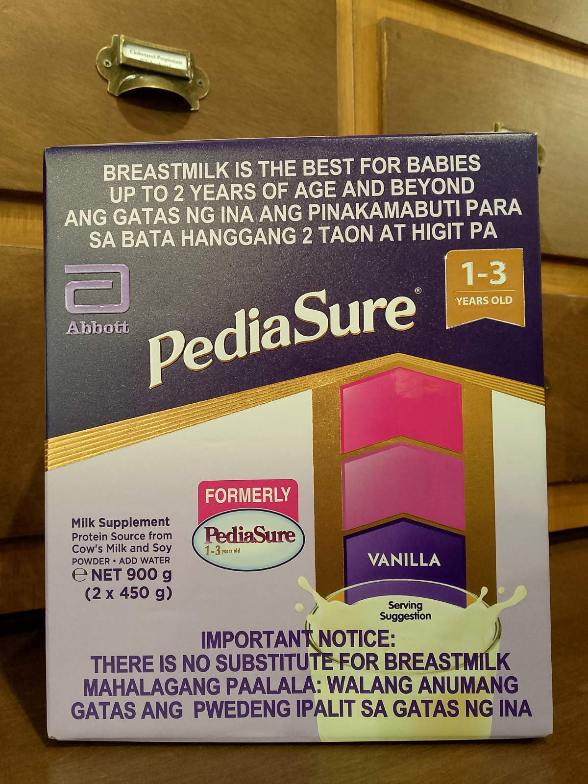 Pediasure Vanilla 1-3 Years 900g