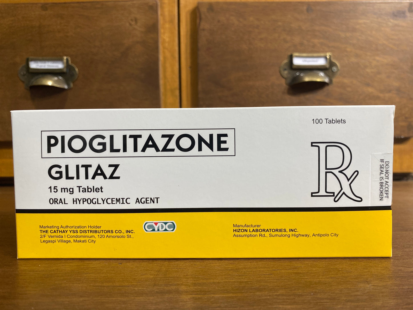 Pioglitazone Hcl GLITAZ 15MG TAB