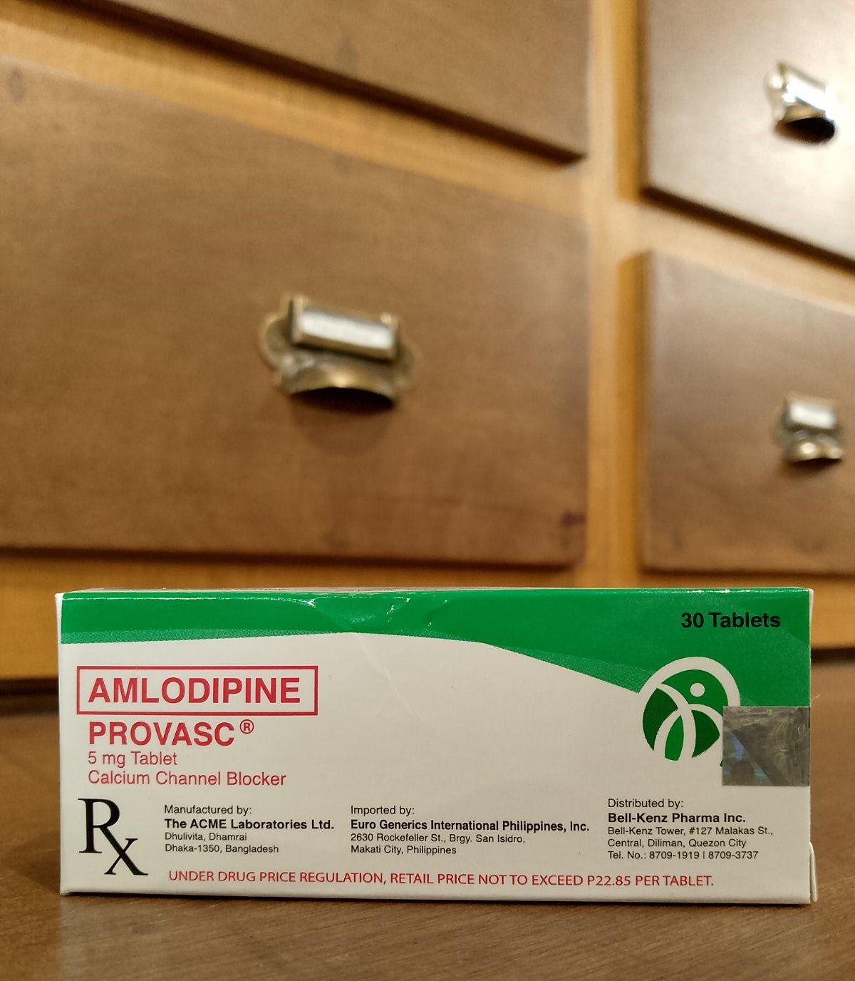 Provasc Rx Amlodipine (Provasc) 5mg Tablet – Meds for All