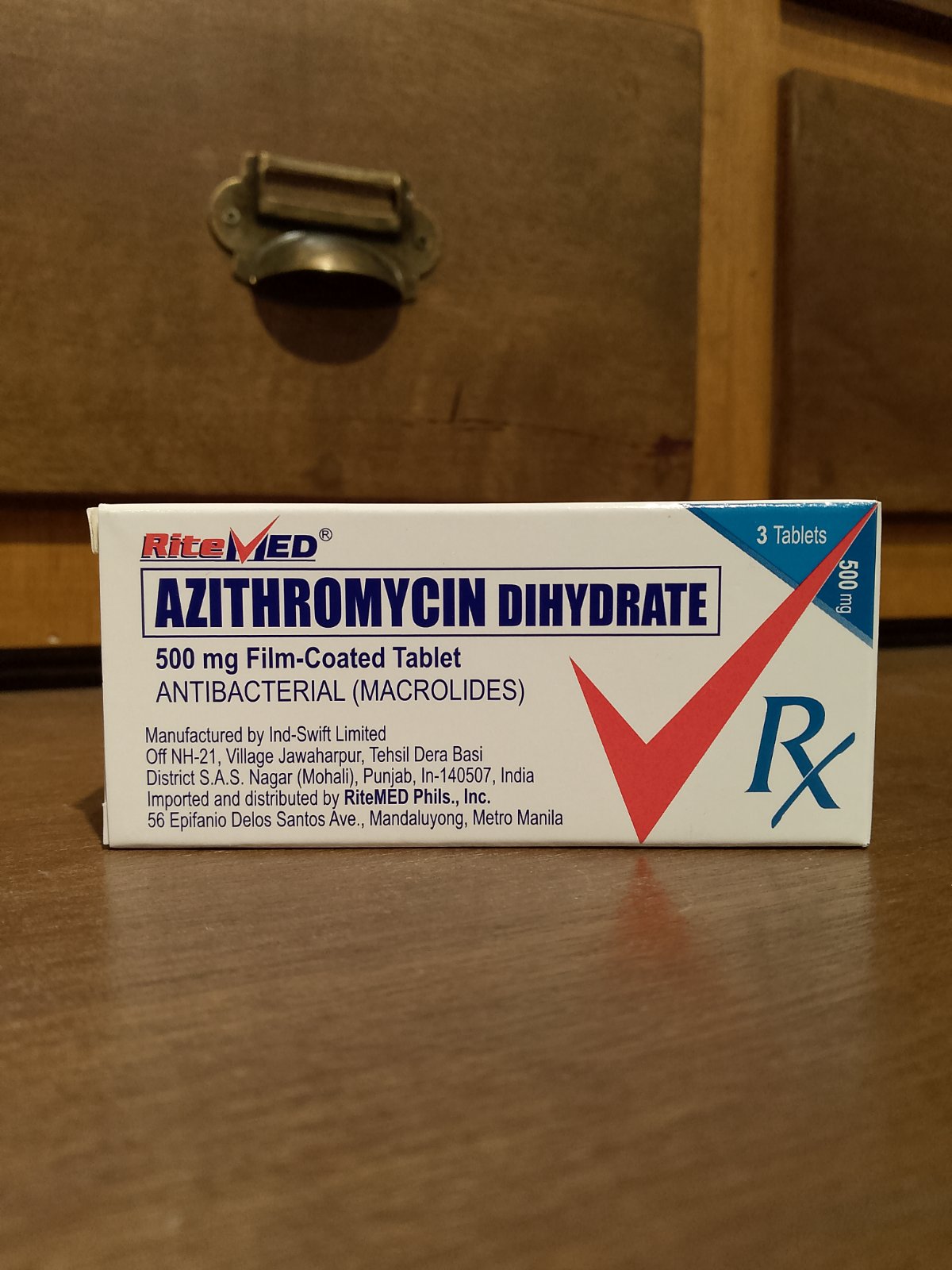 Azithromycin 500 Ritemed Azithromycin Dihydrate (Ritemed) 500mg Film-Coated Tablet – Meds for All
