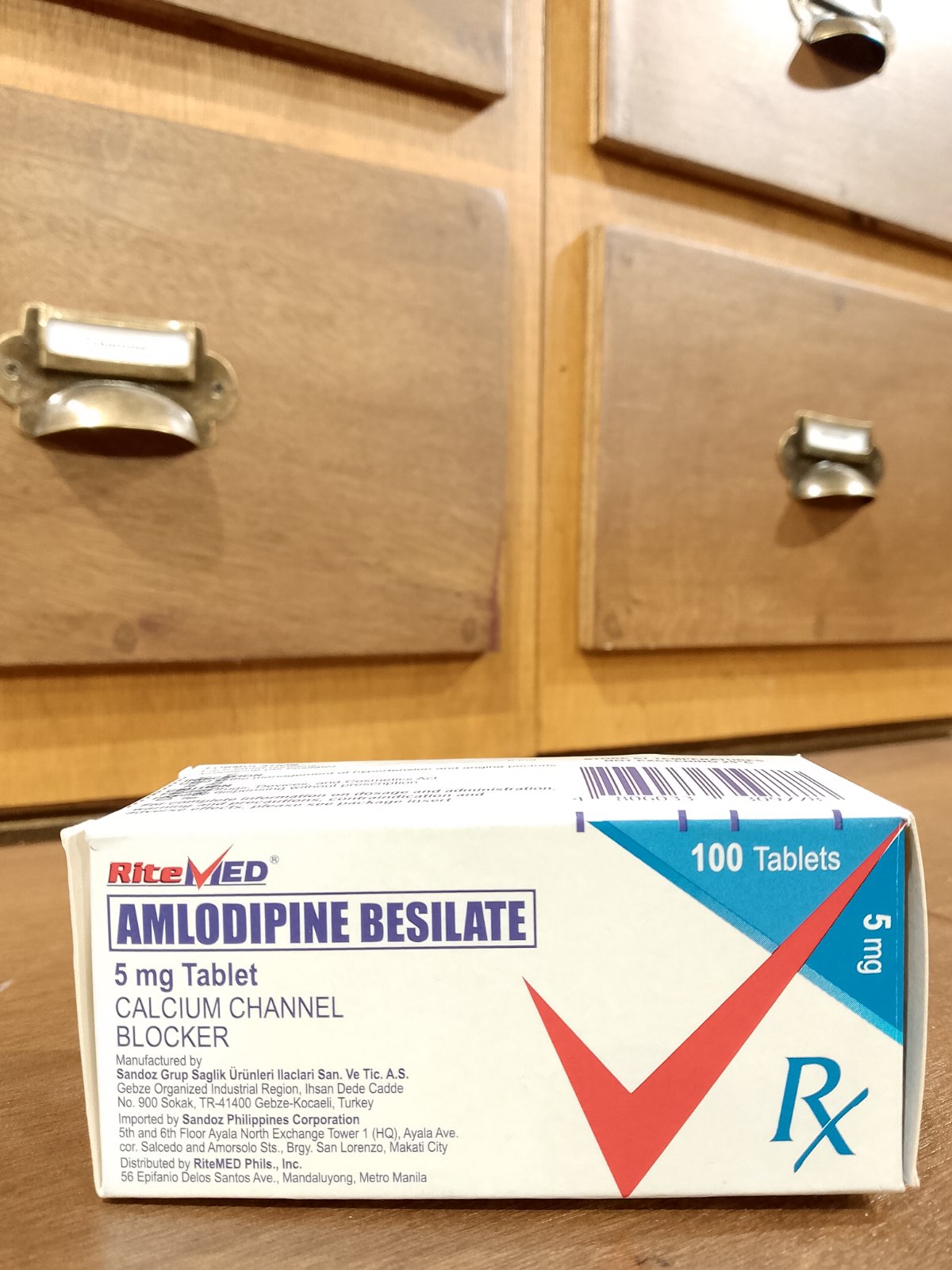 Amlodipine Besilate [Ritemed] 5mg Tablet