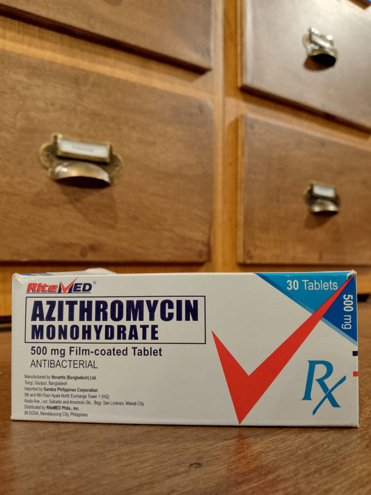 Azithromycin Monohydrate (RITEMED) 500 mg Tablet