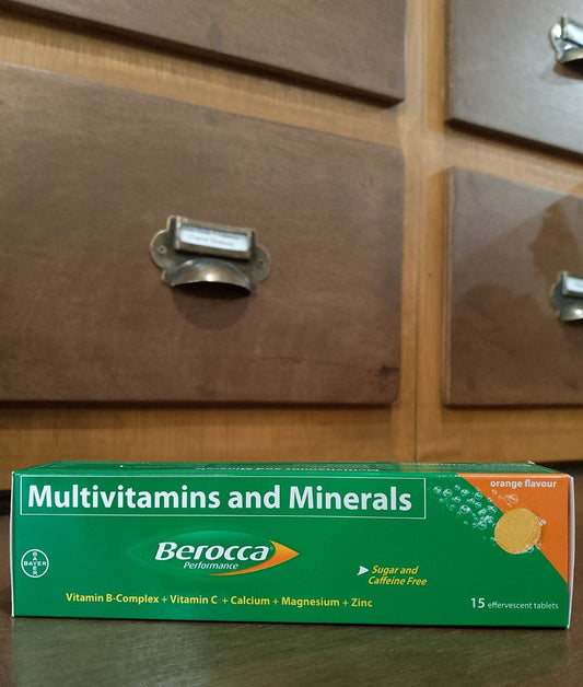 Multivitamins + Minerals (Berocca Performance) Orange Effervescent Tablet (15s)