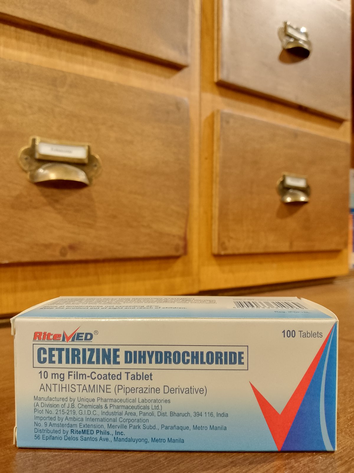 Cetirizine (RITEMED) 10mg Tablet