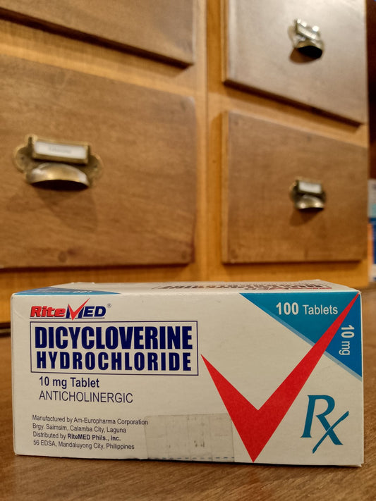 Dicycloverine Hydrochloride (RiteMed) 10mg Tablet