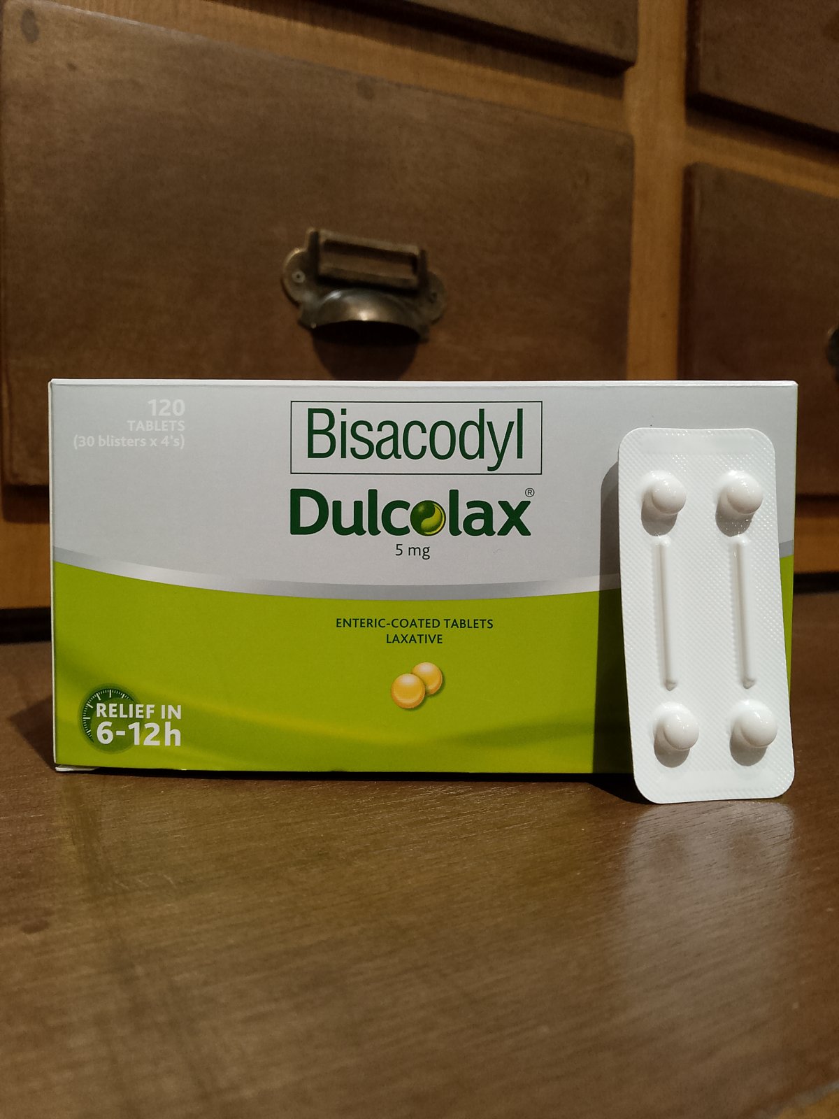 Bisacodyl (DULCOLAX) 5mg EC Tablet