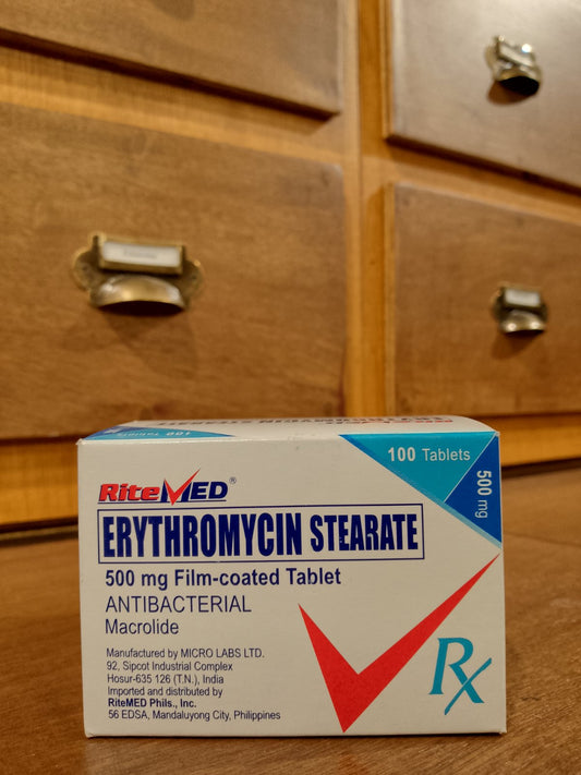 Erythromycin Stearate (RiteMed) 500mg, FC Tablet