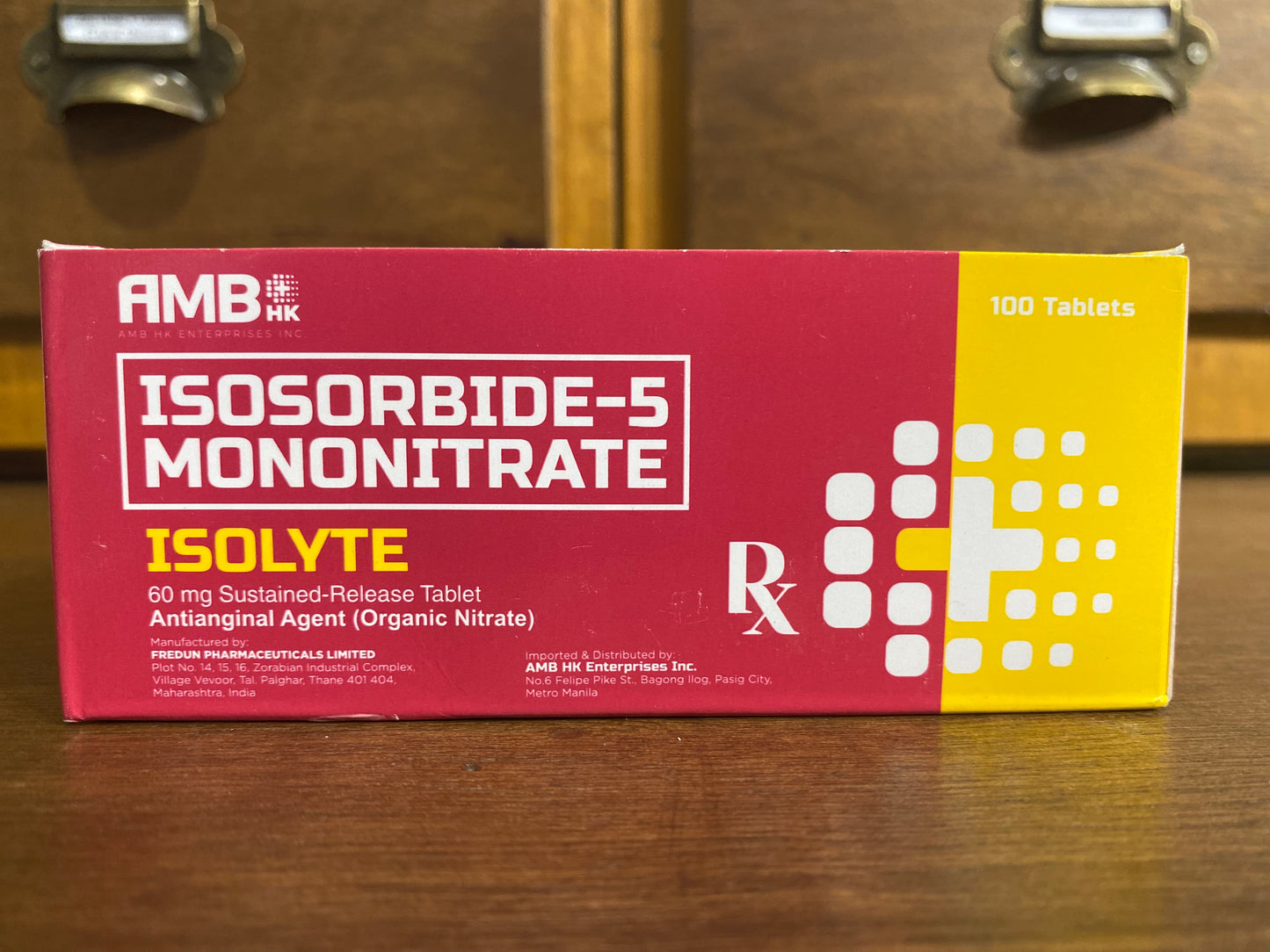 Isosorbide Mononitrate 60mg Tablet (Isolyte-60)