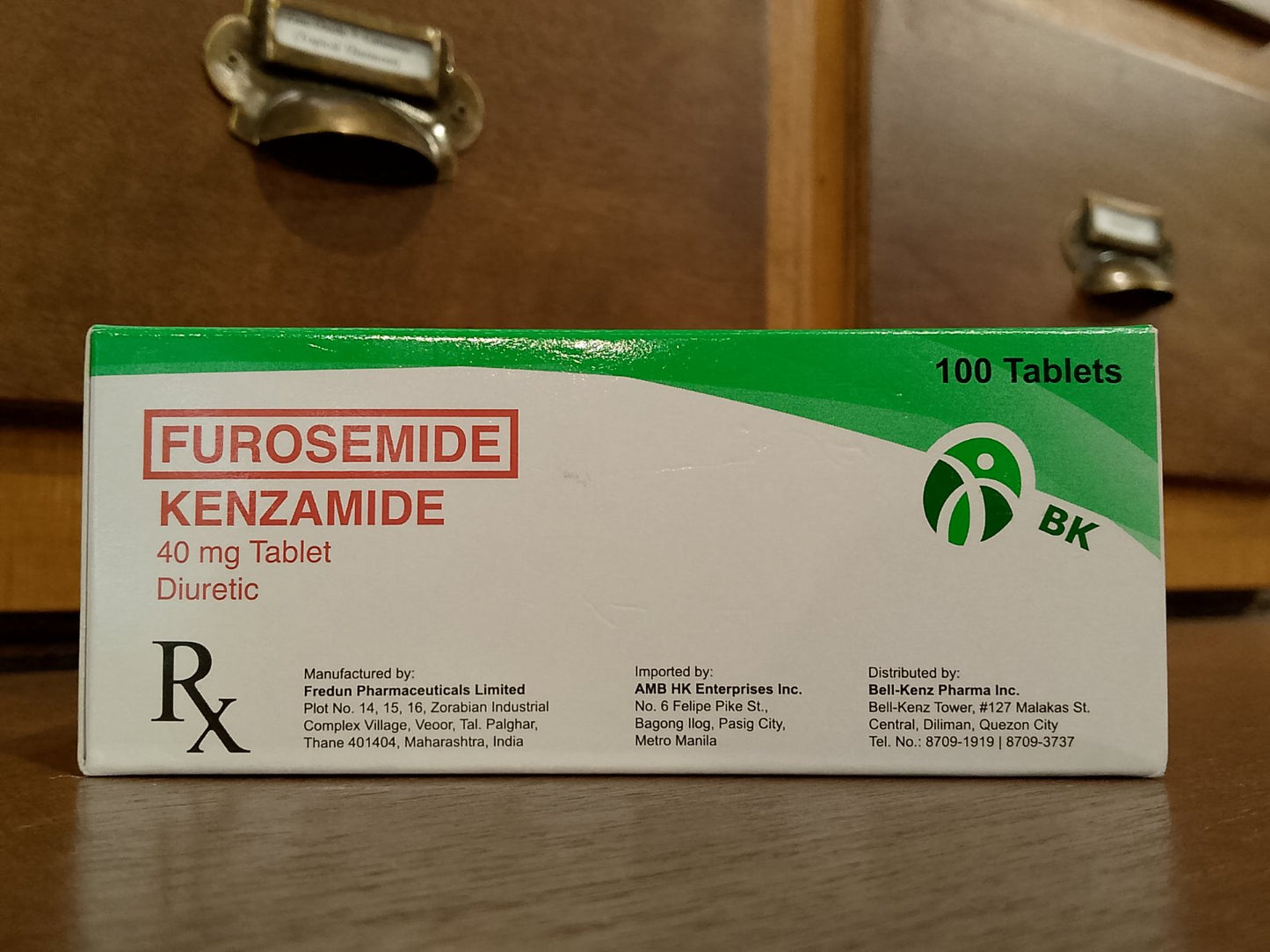 Furosemide (Kenzamide) 40mg Tablet