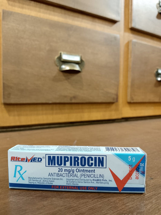 Mupirocin (RiteMed) 20mg/g, Ointment, 5g