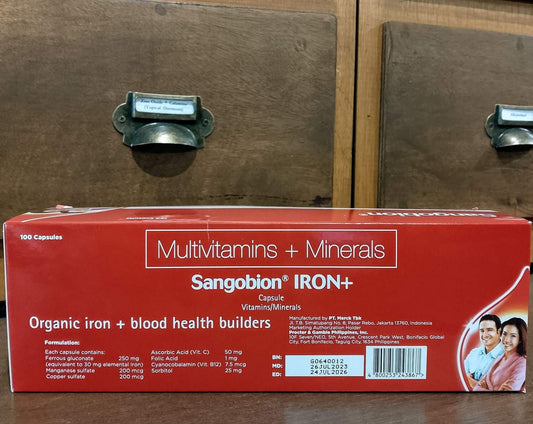Multivitamins + Minerals + Iron (Sangobion) Capsule