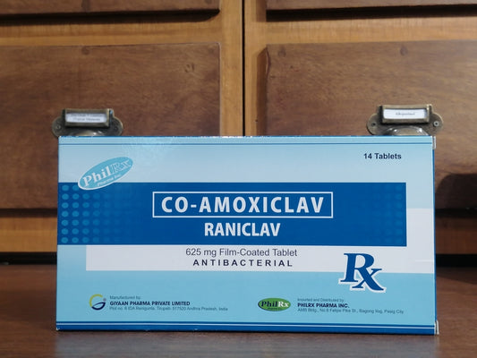 Co-Amoxiclav (Raniclav) 625mg Film-Coated Tablet