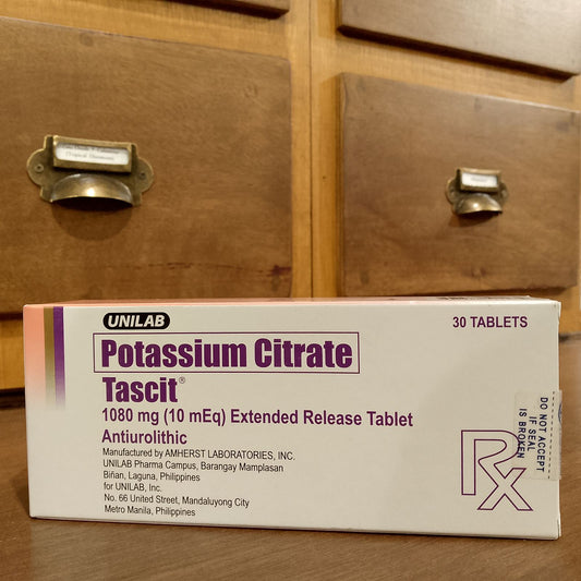 Potassium citrate [Tasci] 1080 mg (10 mEq) ER Tablet