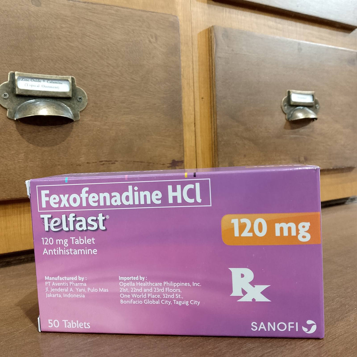 Fexofenadine Hcl Telfast 120mg Tablet Meds For All