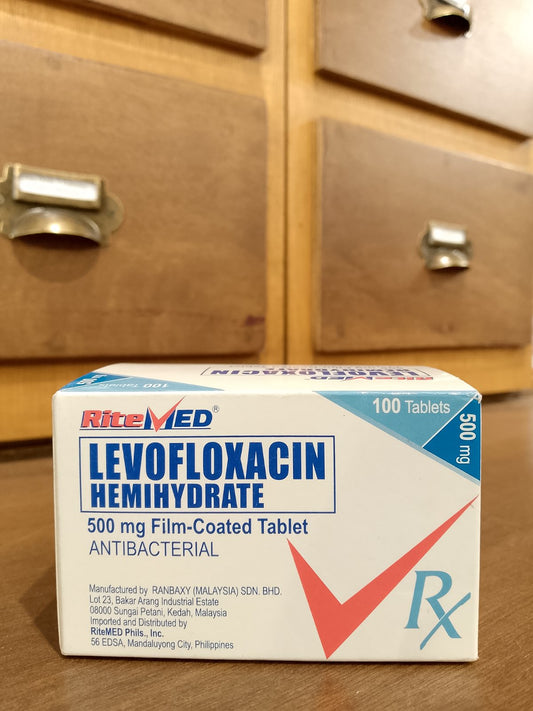Levofloxacin Hemihydrate (RiteMed) 500mg Film-Coated Tablet