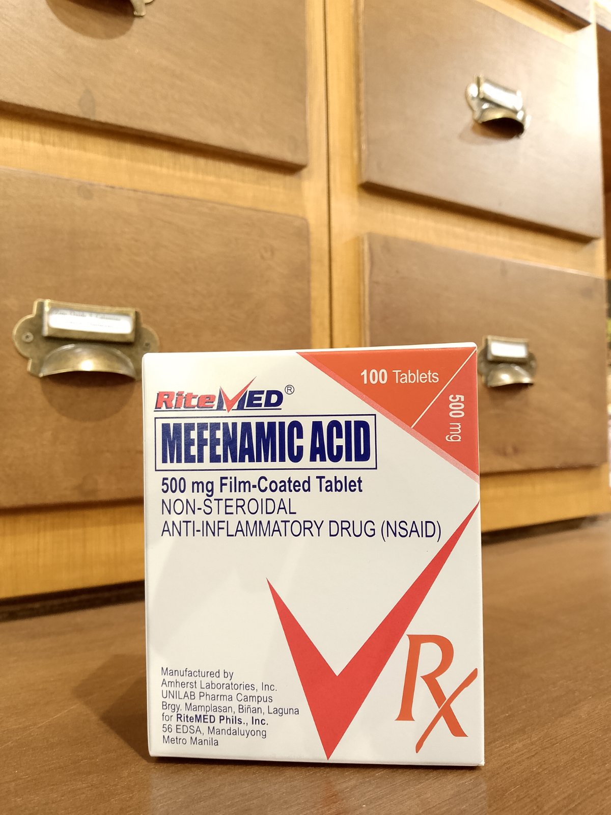 Mefac Mefenamic Acid (Ritemed) 500mg Film-Coated Tablet – Meds for All
