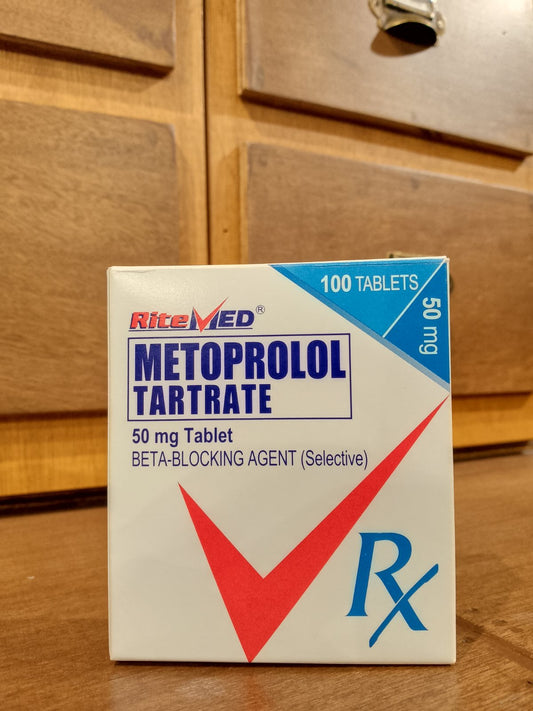 Metoprolol Tartrate (Ritemed) 50mg Tablet