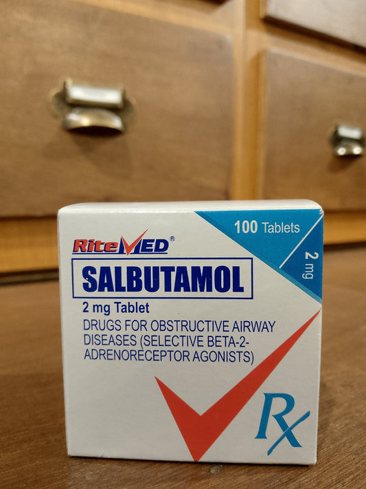 Salbutamol (RiteMed) 2mg, Tablet