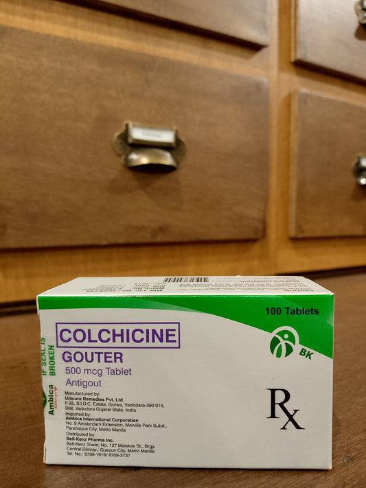 Colchicine (Gouter) 500mcg Tablet