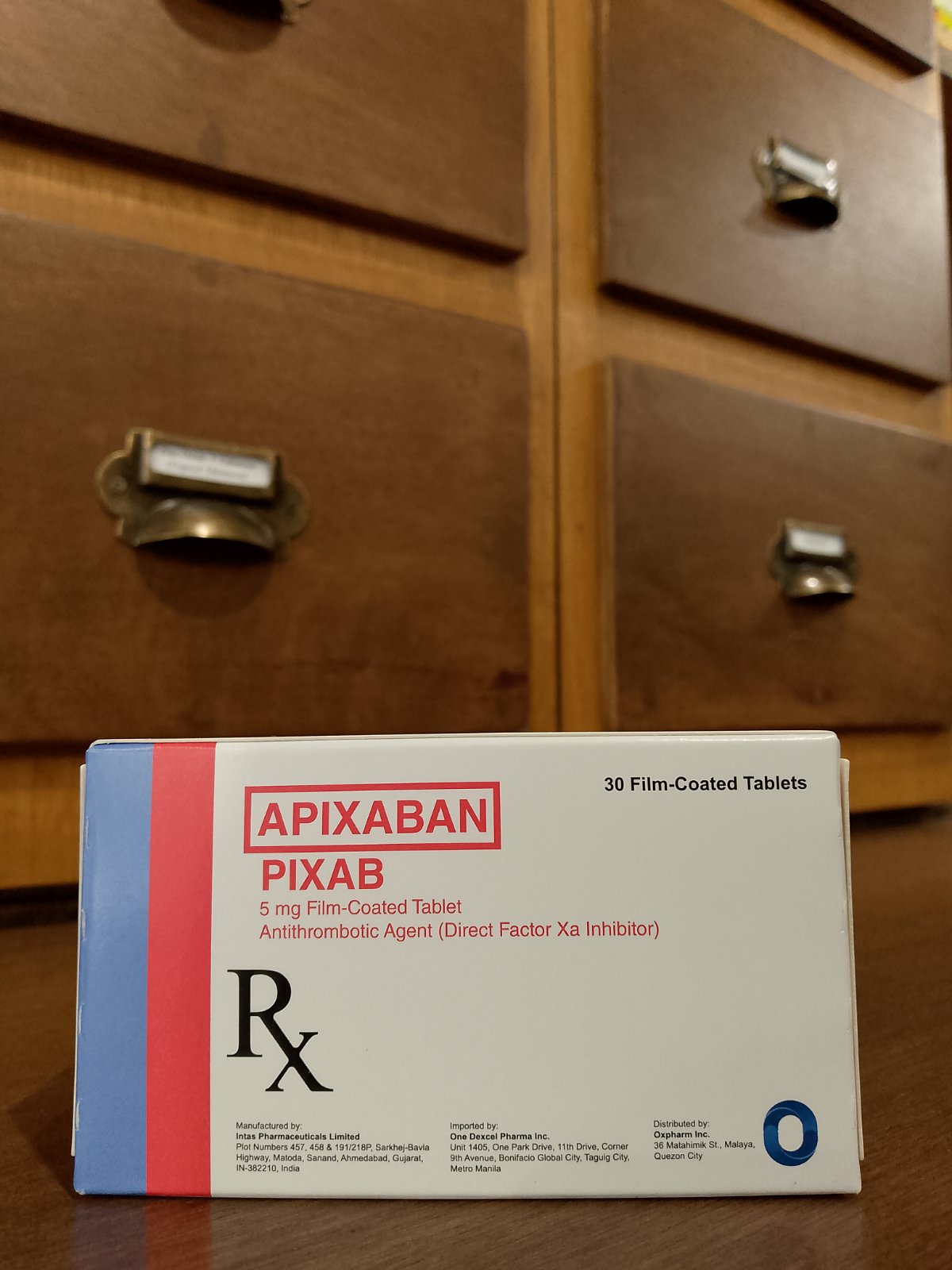 Apixaban Table Apixaban (Pixab) 5mg Film-Coated Tablet – Meds for All