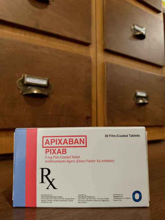 Apixaban (Pixab) 5mg Film-Coated Tablet