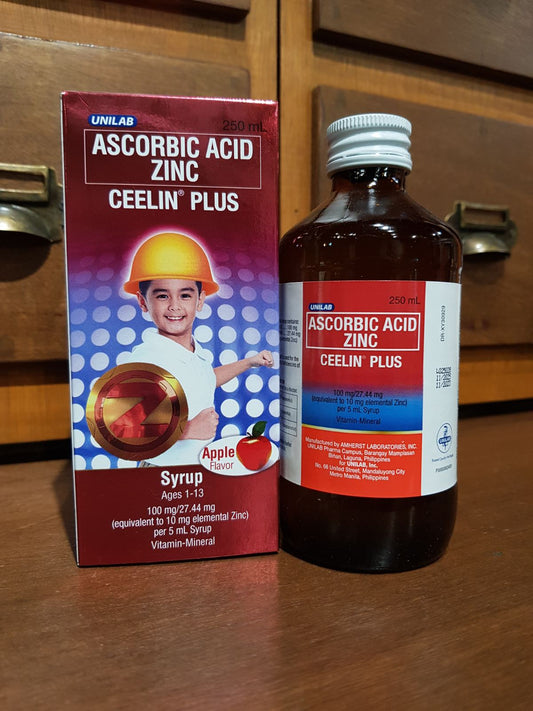 Ascorbic Acid + Zinc (Ceelin Plus) 250mL Syrup