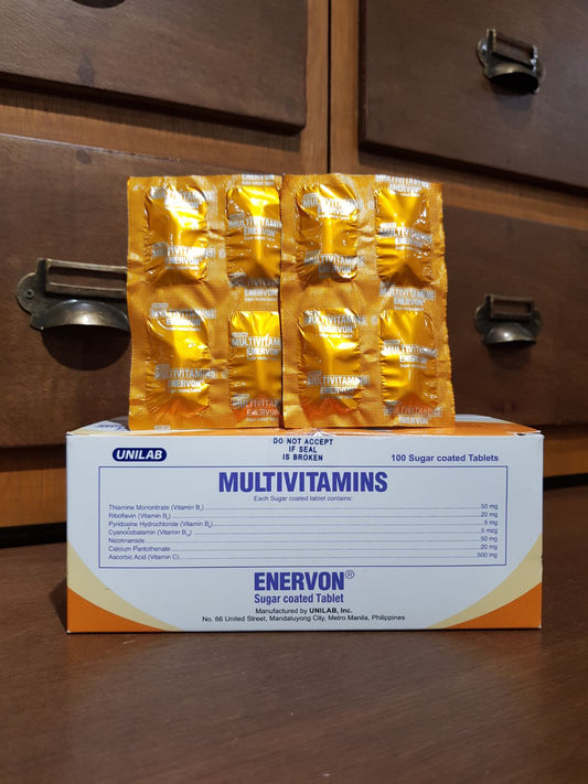 Multivitamins + Minerals (ENERVON) Sugar-Coated Tablet foil pack