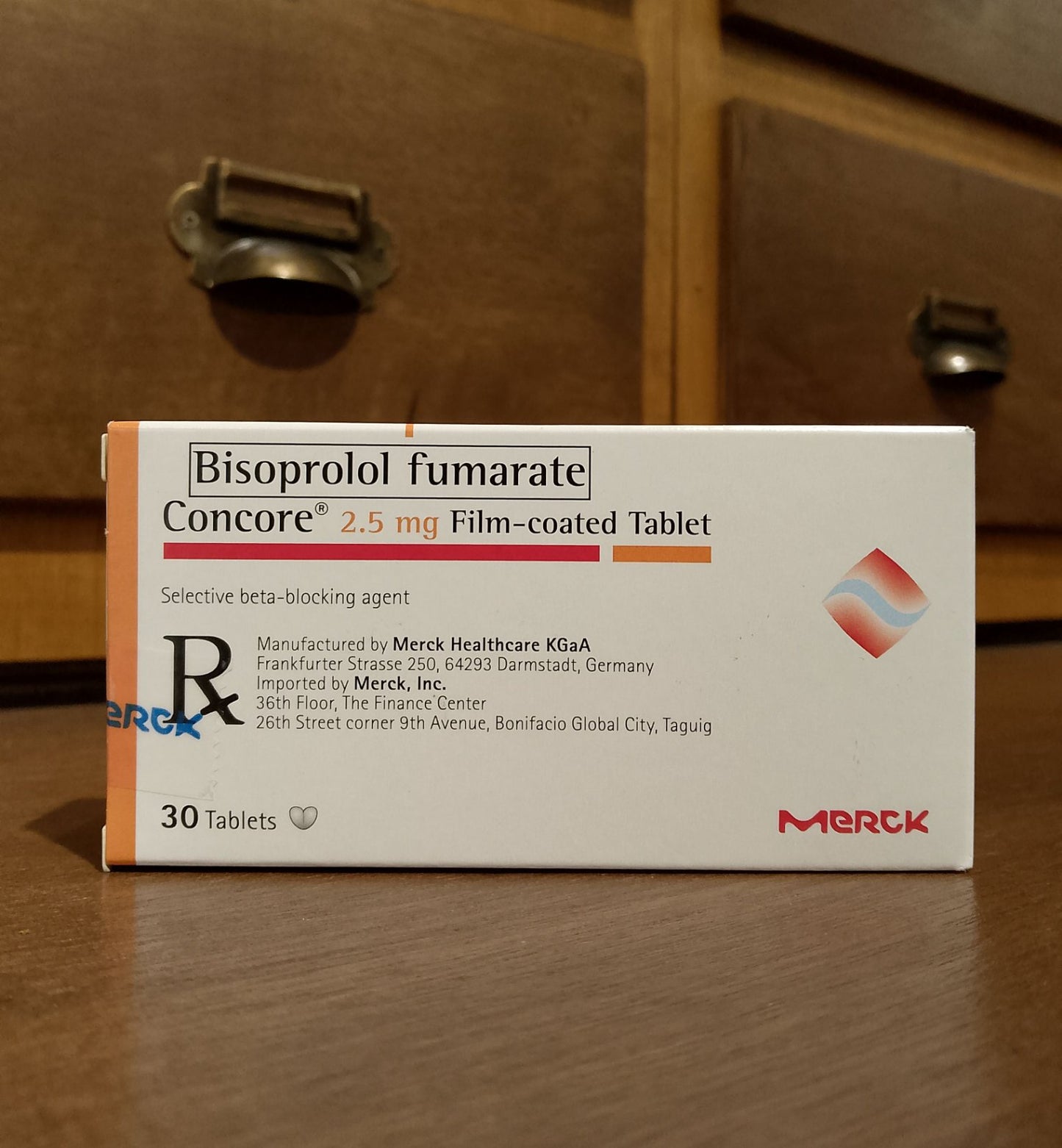 Bisoprolol fumarate (CONCORE) 2.5mg Tablet