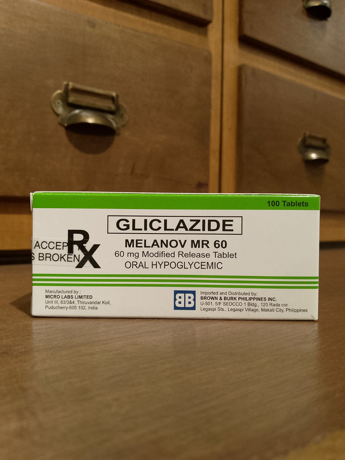 Gliclazide (Melanov MR) 60mg Modified Release Tablet