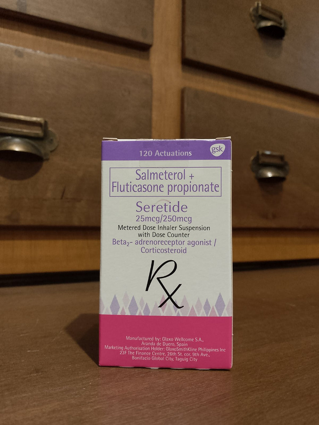 Seretide Image Salmeterol+Fluticasone Propionate (Seretide) 25/250mcg Inhaler – Meds ...